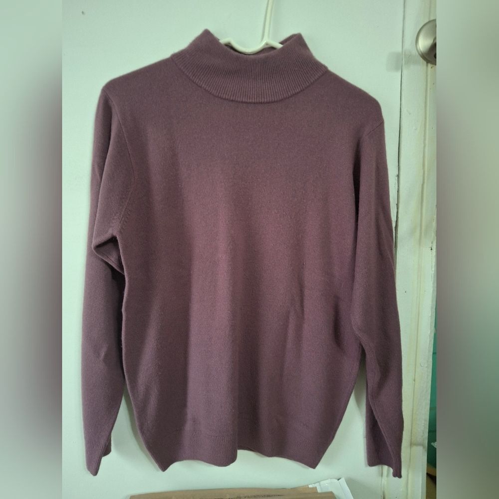 Milano Dusty Purple Turtleneck Sweater